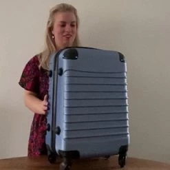 Alternative view of Coupon ???? Travelerz ???? Handbagage Koffer Met Wielen 27 Liter - Lichtgewicht - Cijferslot - Licht Roze ????