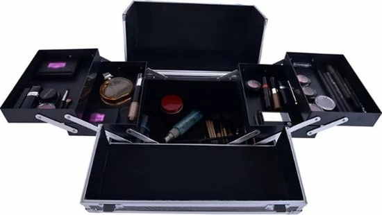 Beste Verkoop ???? Guardian Beauty Beautycase / Beautykoffer - Aluminium - Kapper - Tattoo - Nagel - Visagie - Make-up - Cosmetica - Schmink - Beauty Case / Beauty Koffer ⭐ 7 Beste Verkoop ???? Guardian Beauty Beautycase / Beautykoffer - Aluminium - Kapper - Tattoo - Nagel - Visagie - Make-up - Cosmetica - Schmink - Beauty Case / Beauty Koffer ⭐ - Afbeelding 5