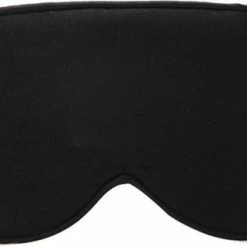 Nieuw ???? KELERINO. Zijden Slaapmasker - Verstelbaar - Mannen / Vrouwen - Nacht - Zwart ????