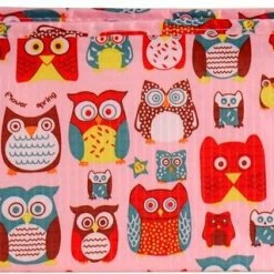 Aanbiedingen ⌛ S.Y.W Toilettas Met Uiltjes Roze - 23x15cm 🔔