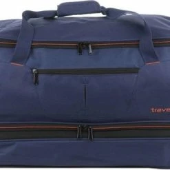 Korting ✨ Travelite Basics Wheeled Duffle 70cm Expandable Navy/Orange ???? -Samsonite Winkel 550x339 1