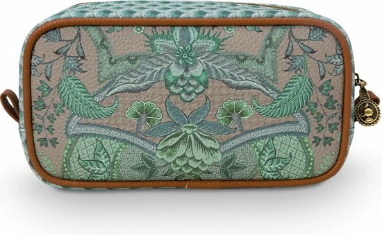 Gloednieuw ???? Pip Studio - Make-up Tas - Vierkant - Kyoto Festival - Groen - Small ???? 4 Gloednieuw ???? Pip Studio - Make-up Tas - Vierkant - Kyoto Festival - Groen - Small ???? - Afbeelding 2