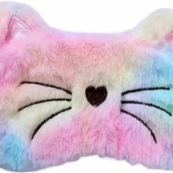 Gloednieuw ???? Fabs World Slaapmasker Regenboog Kat ✔️