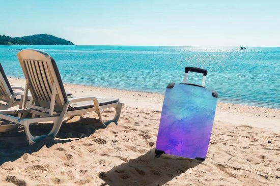 Coupon ❤️ MuchoWow Koffer - Meisje - Waterverf - Pastel - Blauw - Trolley - ???? Handbagage - 35x55x20 Cm - Koffer Meisje - Reiskoffer ???? 8 Coupon ❤️ MuchoWow Koffer - Meisje - Waterverf - Pastel - Blauw - Trolley - ???? Handbagage - 35x55x20 Cm - Koffer Meisje - Reiskoffer ???? - Afbeelding 6