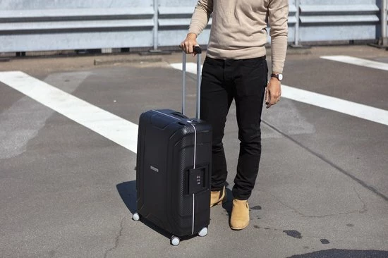 Uitgang ???? CarryOn Steward Kofferset - 2-delige TSA Trolleyset Met Kliksloten - Dubbele Wielen - Zwart ???? 12 Uitgang ???? CarryOn Steward Kofferset - 2-delige TSA Trolleyset Met Kliksloten - Dubbele Wielen - Zwart ???? - Afbeelding 10