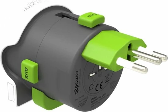 Top 10 ???? Q2Power Reisstekker - Wereld + USB ???? 6 Top 10 ???? Q2Power Reisstekker - Wereld + USB ???? - Afbeelding 4