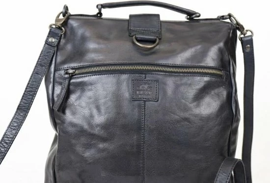 Aanbiedingen ???? Bear Design Ross Leren Rugtas / Dokterstas - Zwart ???? 16 Aanbiedingen ???? Bear Design Ross Leren Rugtas / Dokterstas - Zwart ???? - Afbeelding 14