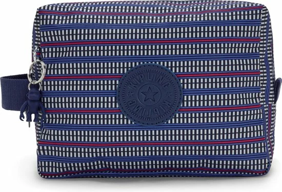 Gloednieuw ???? Kipling Parac Toilettas - Blue Geo Print ???? 3 Gloednieuw ???? Kipling Parac Toilettas - Blue Geo Print ????