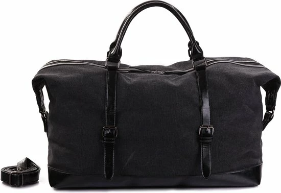 Coupon ???? Merkloos Ines Delaure - Weekendtas - Weekender - Reistas - Sport Tas - 35 Liter - Zwart ???? 3 Coupon ???? Merkloos Ines Delaure - Weekendtas - Weekender - Reistas - Sport Tas - 35 Liter - Zwart ????