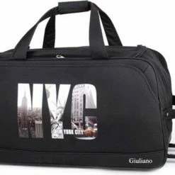Kopen ???? David Jones Reistas / Weekendtas Op Wielen In Zwart NYC .72 Cm X 36 Cm X 35 Cm ????