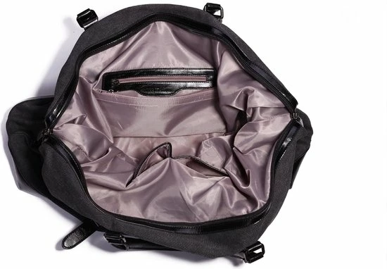 Coupon ???? Merkloos Ines Delaure - Weekendtas - Weekender - Reistas - Sport Tas - 35 Liter - Zwart ???? 5 Coupon ???? Merkloos Ines Delaure - Weekendtas - Weekender - Reistas - Sport Tas - 35 Liter - Zwart ???? - Afbeelding 3