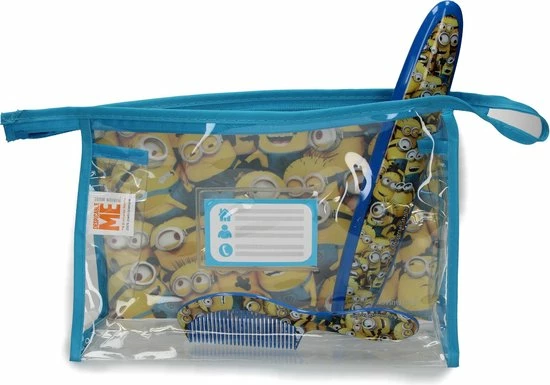 Gloednieuw ???? Despicable Me Verschrikkelijke Ikke Minion Toillettas Set Voor Kinderen Met Haarborstel En Tandenborstelkoker – 15x22x7cm | Logeer Pakket | Logeer Tasje Voor Jongens | Tasje Voor Toiletartikkelen Voor Logeren ✔️ 3 Gloednieuw ???? Despicable Me Verschrikkelijke Ikke Minion Toillettas Set Voor Kinderen Met Haarborstel En Tandenborstelkoker – 15x22x7cm | Logeer Pakket | Logeer Tasje Voor Jongens | Tasje Voor Toiletartikkelen Voor Logeren ✔️