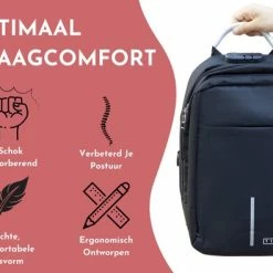 Hete verkoop ???? Ticaba Smith - Waterafstotende Anti Diefstal Laptop Rugzak Inclusief Usb Oplaadstation - 14 T/m 15,6 Inch - Rugtas Voor Dames En Heren - Zwart ❤️ 20 Hete verkoop ???? Ticaba Smith - Waterafstotende Anti Diefstal Laptop Rugzak Inclusief Usb Oplaadstation - 14 T/m 15,6 Inch - Rugtas Voor Dames En Heren - Zwart ❤️ -Samsonite Winkel 550x395