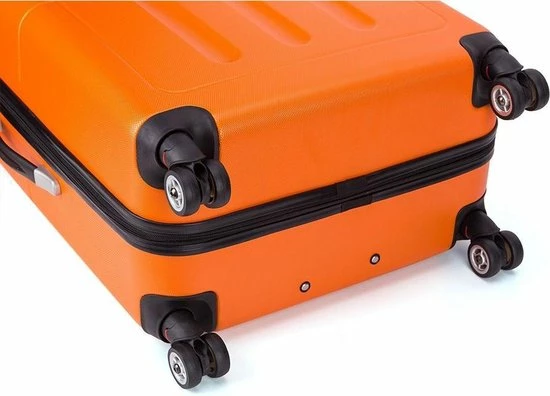Nieuw ???? Decent Neon Fix ???? Handbagage Koffer - 55 Cm - Oranje ⭐ 8 Nieuw ???? Decent Neon Fix ???? Handbagage Koffer - 55 Cm - Oranje ⭐ - Afbeelding 6