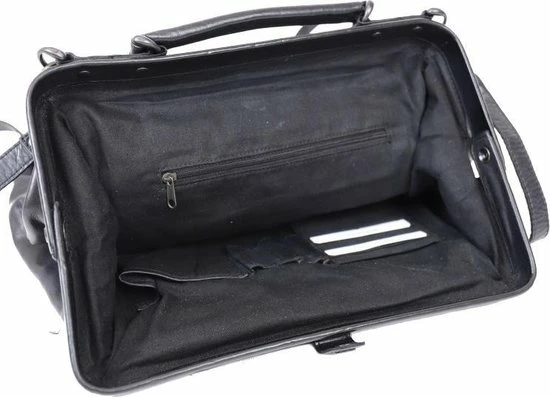 Aanbiedingen ???? Bear Design Ross Leren Rugtas / Dokterstas - Zwart ???? 15 Aanbiedingen ???? Bear Design Ross Leren Rugtas / Dokterstas - Zwart ???? - Afbeelding 13