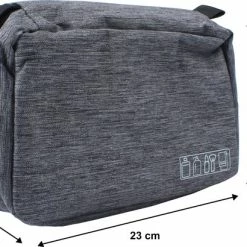 Flash-uitverkoop ???? Denver Travel Toilettas Met Haak En Opbergvakken - Heren & Dames - Waterafstotend - Grijs ???? 11 Flash-uitverkoop ???? Denver Travel Toilettas Met Haak En Opbergvakken - Heren & Dames - Waterafstotend - Grijs ???? -Samsonite Winkel 550x410 1