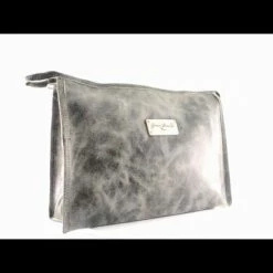 Alternative view of Coupon ???? Gerard Brinard Gérard Brinard Toilettas Leren Tas Vaal Zwart - 1 Rits ⌛