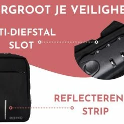 Hete verkoop ???? Ticaba Smith - Waterafstotende Anti Diefstal Laptop Rugzak Inclusief Usb Oplaadstation - 14 T/m 15,6 Inch - Rugtas Voor Dames En Heren - Zwart ❤️ 22 Hete verkoop ???? Ticaba Smith - Waterafstotende Anti Diefstal Laptop Rugzak Inclusief Usb Oplaadstation - 14 T/m 15,6 Inch - Rugtas Voor Dames En Heren - Zwart ❤️ -Samsonite Winkel 550x412 17