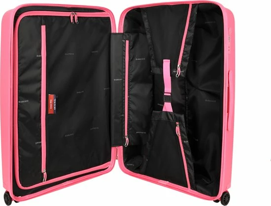 Coupon ✔️ Decent CROSS-ONE PP Trolley 76 Cm - 94 Liter - TSA Slot - Pink ???? 6 Coupon ✔️ Decent CROSS-ONE PP Trolley 76 Cm - 94 Liter - TSA Slot - Pink ???? - Afbeelding 4
