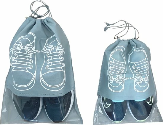 Beste Pirce ⭐ SUNMOOL Schoenenzak - Schoenentas - Schoenenzakken - Reis & Opberg Tas Voor Schoenen & Kleding - Waterafstotende Organizer Zak - Grijs - 36 X 27cm - 5Stuks ???? 5 Beste Pirce ⭐ SUNMOOL Schoenenzak - Schoenentas - Schoenenzakken - Reis & Opberg Tas Voor Schoenen & Kleding - Waterafstotende Organizer Zak - Grijs - 36 X 27cm - 5Stuks ???? - Afbeelding 3