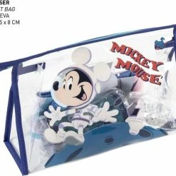 Aanbiedingen ???? Disney Mickey Mouse Toilettas - Reis Set - Geschenk - Met Inhoud ????