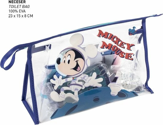 Aanbiedingen ???? Disney Mickey Mouse Toilettas - Reis Set - Geschenk - Met Inhoud ???? 3 Aanbiedingen ???? Disney Mickey Mouse Toilettas - Reis Set - Geschenk - Met Inhoud ????