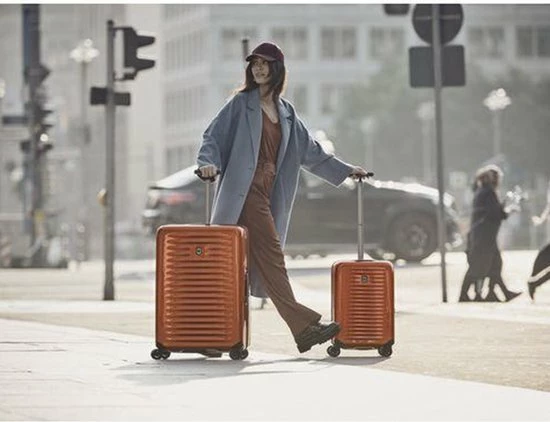 Nieuw ???? Victorinox Harde Koffer / Trolley / Reiskoffer - Airox - 75 Cm (large) - Blauw ???? 4 Nieuw ???? Victorinox Harde Koffer / Trolley / Reiskoffer - Airox - 75 Cm (large) - Blauw ???? - Afbeelding 2