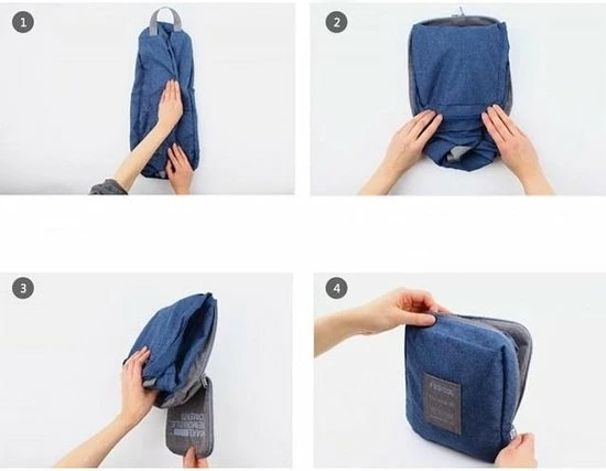 Begroting ???? Wingrepublic Reistas- Opvouwbare Opzettas-opvouwbare Rugzak- 20 L- Blauw ???? 6 Begroting ???? Wingrepublic Reistas- Opvouwbare Opzettas-opvouwbare Rugzak- 20 L- Blauw ???? - Afbeelding 4