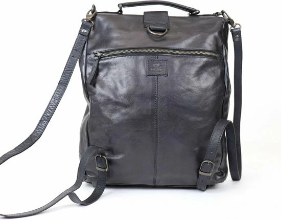 Aanbiedingen ???? Bear Design Ross Leren Rugtas / Dokterstas - Zwart ???? 20 Aanbiedingen ???? Bear Design Ross Leren Rugtas / Dokterstas - Zwart ???? - Afbeelding 18