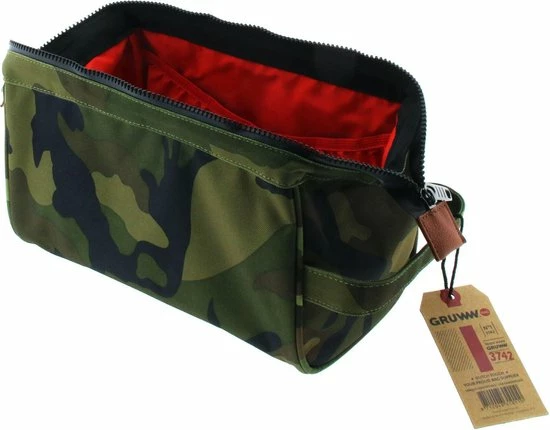 Goedkoop ???? Gruww Ruime Heren Toilettas Camouflage - Met Handvat - 27 X 16 X 15 Cm ???? 5 Goedkoop ???? Gruww Ruime Heren Toilettas Camouflage - Met Handvat - 27 X 16 X 15 Cm ???? - Afbeelding 3