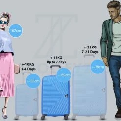 Flash-uitverkoop ???? ©TROLLEYZ - Ibiza No.3 - Reiskoffer 69cm Met TSA Slot - Dubbele Wielen - 360° Spinners - 100% ABS - Reiskoffer In Ocean Blue ???? 17 Flash-uitverkoop ???? ©TROLLEYZ - Ibiza No.3 - Reiskoffer 69cm Met TSA Slot - Dubbele Wielen - 360° Spinners - 100% ABS - Reiskoffer In Ocean Blue ???? -Samsonite Winkel 550x432