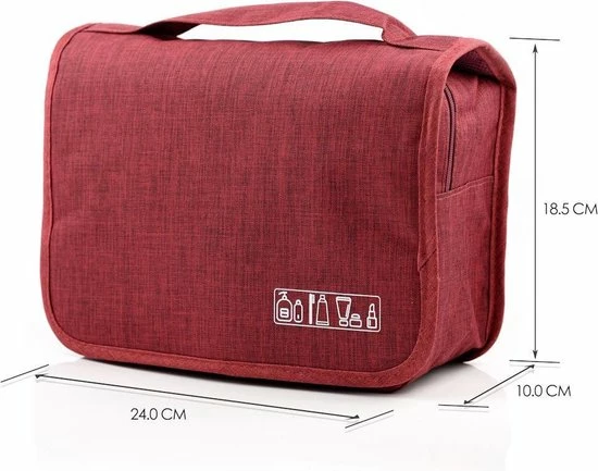 Promo ???? Merkloos Decopatent® Ophangbare Toilettas Met Haak - Dames & Heren - Travel Bag Organizer - Waterdichte Reis Tas - Mannen & Vrouwen - Blauw ???? 9 Promo ???? Merkloos Decopatent® Ophangbare Toilettas Met Haak - Dames & Heren - Travel Bag Organizer - Waterdichte Reis Tas - Mannen & Vrouwen - Blauw ???? - Afbeelding 7