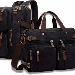 Coupon β€οΈ Jeusin® Multifunctionele Comfortabele Laptoptas 3-in-1 Rugtas - Schoudertas - Voor 17,3-inch Laptop Formaat - Zwart π