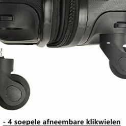 Beste Pirce ???? SB Travelbags 'Expandable' ???? Handbagage Koffer 51cm 4 Wielen Trolley - Donker Grijs ✨ -Samsonite Winkel 550x435 2