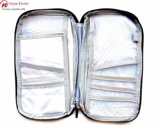 Flash-uitverkoop ???? Now4you Travel Organizer - Reis Portemonnee- Zwart ???? 4 Flash-uitverkoop ???? Now4you Travel Organizer - Reis Portemonnee- Zwart ???? - Afbeelding 2