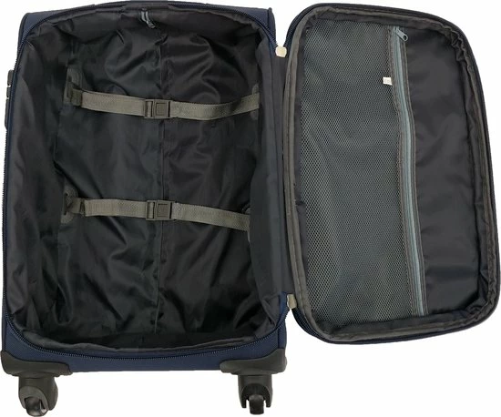 Groothandel ???? SB Travelbags Bagage Stoffen Koffer 65cm 4 Wielen Trolley - Zwart ???? 8 Groothandel ???? SB Travelbags Bagage Stoffen Koffer 65cm 4 Wielen Trolley - Zwart ???? - Afbeelding 6