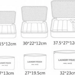 Korting ???? Jealie Packing Cubes 6-delig - Kleding Organiser Set - Opbergzakken - Reis Zakken - Inpak Kubussen - ???? Backpack - Reizen - Blauw ???? 9 Korting ???? Jealie Packing Cubes 6-delig - Kleding Organiser Set - Opbergzakken - Reis Zakken - Inpak Kubussen - ???? Backpack - Reizen - Blauw ???? -Samsonite Winkel 550x458 3