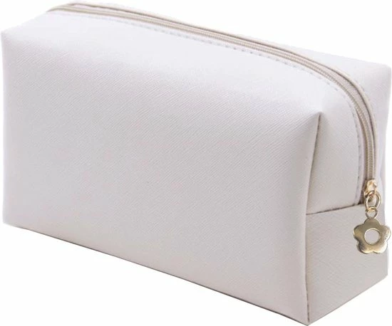 Kopen ???? Fako Fashion® - Make Up Tasje Rechthoek - Toilettas - Wit - PU Leder - 17x10x8cm - Waterproof - Wit ???? 3 Kopen ???? Fako Fashion® - Make Up Tasje Rechthoek - Toilettas - Wit - PU Leder - 17x10x8cm - Waterproof - Wit ????
