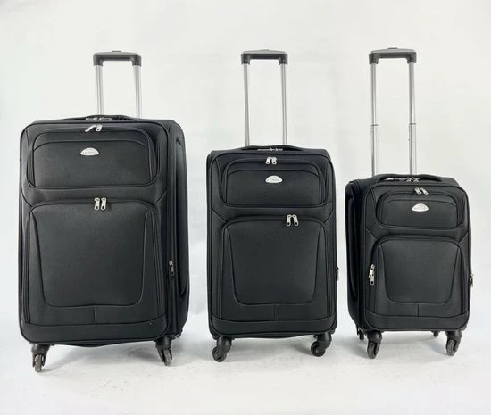 Flash-uitverkoop ???? AATravel XL Reiskoffer - Trolley - Met Expander - Voorvakken - 78 Cm - 112 Liter - Zwart ???? 4 Flash-uitverkoop ???? AATravel XL Reiskoffer - Trolley - Met Expander - Voorvakken - 78 Cm - 112 Liter - Zwart ???? - Afbeelding 2