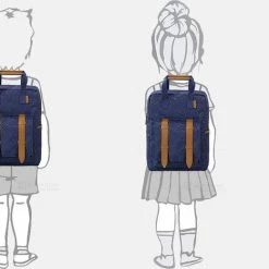Alternative view of Goedkoop ???? Fresk Kinderrugzak / Rugtas / Schooltas - Fresk - 7 Liter - Leer - Blauw ????