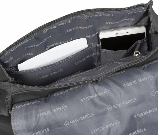 Begroting ???? New Rebels® Daley - Rugtas - Zwart - Waterbestendig - 87 - 13L - 25x13x40cm - Rugzak / ???? Backpack ???? 4 Begroting ???? New Rebels® Daley - Rugtas - Zwart - Waterbestendig - 87 - 13L - 25x13x40cm - Rugzak / ???? Backpack ???? - Afbeelding 2