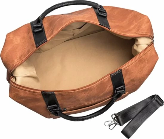 Beste deal ???? Lycke Oslo Reistas / Weekendtas - 40 X 50 X 20 Cm - 40 Liter - Kim - Cognac ❤️ 5 Beste deal ???? Lycke Oslo Reistas / Weekendtas - 40 X 50 X 20 Cm - 40 Liter - Kim - Cognac ❤️ - Afbeelding 3