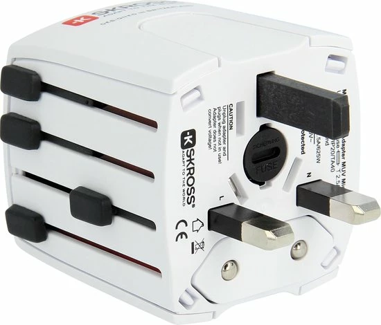 Gloednieuw ???? SKROSS Reisstekker World Adapter MUV Micro ???? 18 Gloednieuw ???? SKROSS Reisstekker World Adapter MUV Micro ???? - Afbeelding 16