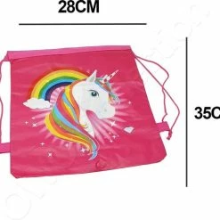Beste Pirce ???? Owo Collection Unicorn Eenhoorn Rainbow Regenboog Rugtas - Tas - Rugzak - Gymtas - Kinderrugzak - 35cm X 28cm - Donker Roze ???? -Samsonite Winkel 550x485 2
