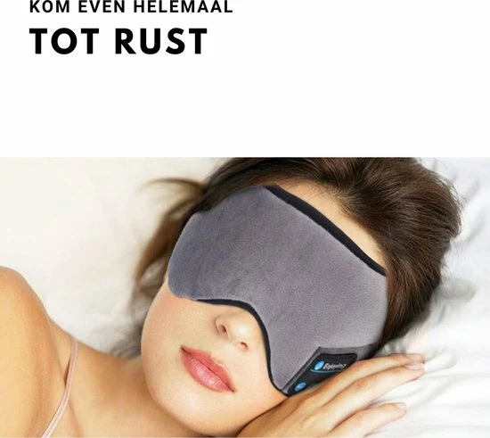 Uitgang ???? HMerch – Slaapmasker Bluetooth – Slaapmaskers – Verstelbaar / Elastisch – Draadloos – Koptelefoon - Meditatie / Affirmaties / Slapen / Vliegen / Relaxen – Grijs ???? 8 Uitgang ???? HMerch – Slaapmasker Bluetooth – Slaapmaskers – Verstelbaar / Elastisch – Draadloos – Koptelefoon - Meditatie / Affirmaties / Slapen / Vliegen / Relaxen – Grijs ???? - Afbeelding 6