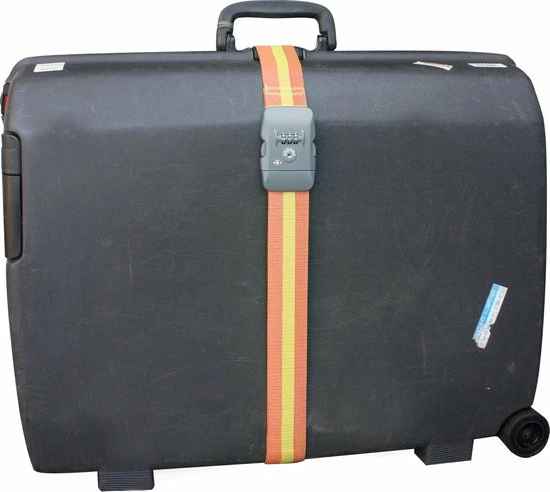 Coupon π Travelsafe Kofferriem - Oranje - Met TSA Slot 𧨠- Afbeelding 4
