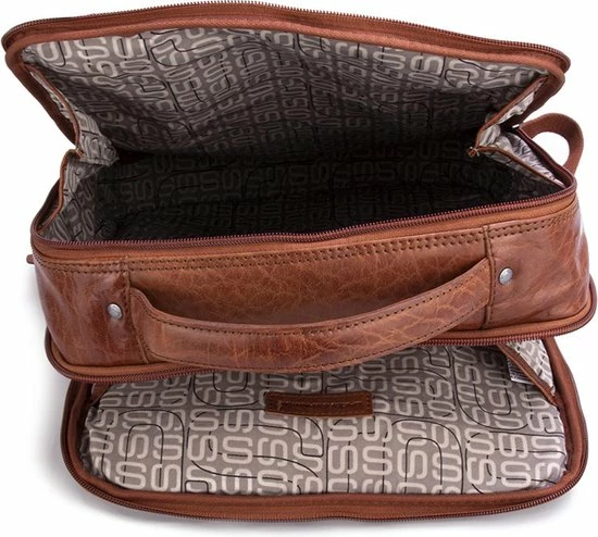 Korting ⭐ Spikes & Sparrow Authentic Leren Laptop Rugtas - 17 Inch - Donkerbruin ???? 9 Korting ⭐ Spikes & Sparrow Authentic Leren Laptop Rugtas - 17 Inch - Donkerbruin ???? - Afbeelding 7