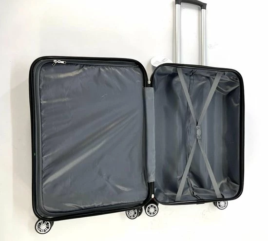 Hete verkoop ???? AATravel XL Reiskoffer - Trolley ABS - Met Dubbele Wielen - 75 Cm - 97 Liter - Blauw ✔️ 4 Hete verkoop ???? AATravel XL Reiskoffer - Trolley ABS - Met Dubbele Wielen - 75 Cm - 97 Liter - Blauw ✔️ - Afbeelding 2