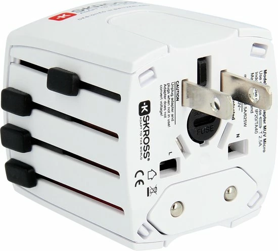 Gloednieuw ???? SKROSS Reisstekker World Adapter MUV Micro ???? 20 Gloednieuw ???? SKROSS Reisstekker World Adapter MUV Micro ???? - Afbeelding 18