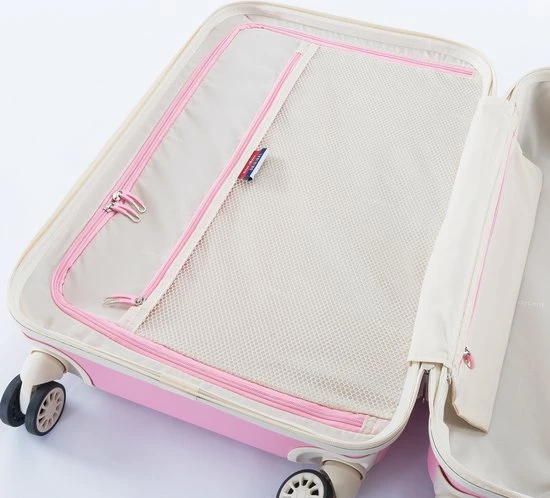 Gloednieuw ⭐ Decent Star Maxx Large Koffer - 76 Cm - TSA Slot - Pastel Roze ???? 11 Gloednieuw ⭐ Decent Star Maxx Large Koffer - 76 Cm - TSA Slot - Pastel Roze ???? - Afbeelding 9